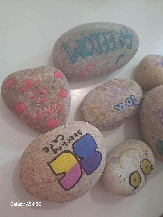 Rock painting activity
